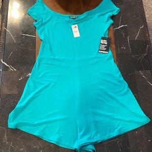 NWT Express Soft Ruffle Sleeve Romper